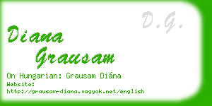 diana grausam business card
